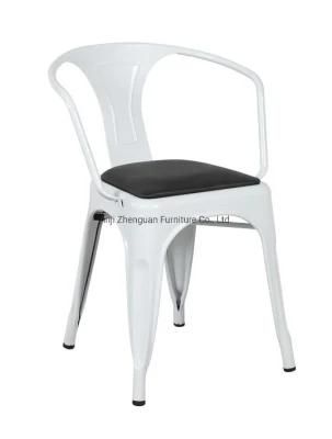 Metal Restaurant Hotel Cafe Modern Garden Furniture Dining Chair (ZG23-015)