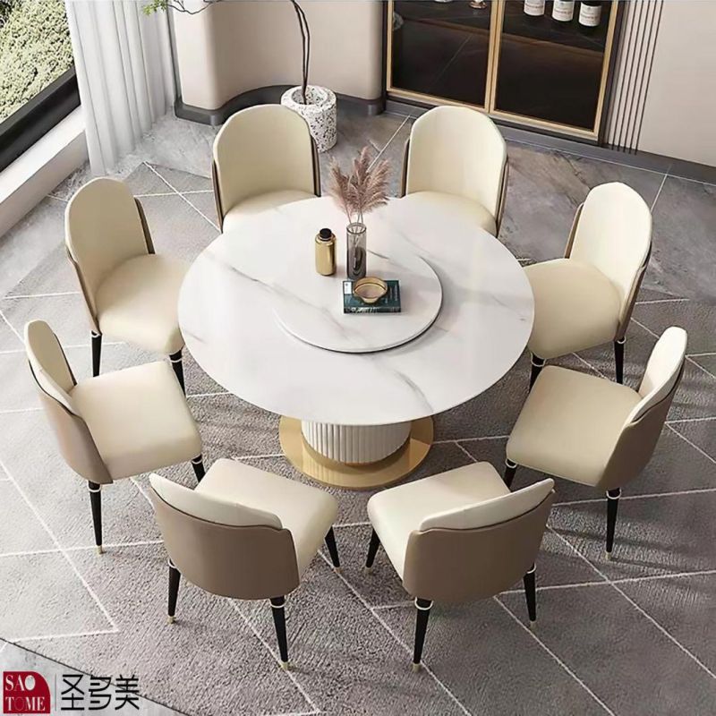 Modern Functional Home Kitchen Furniture Round Dining Table