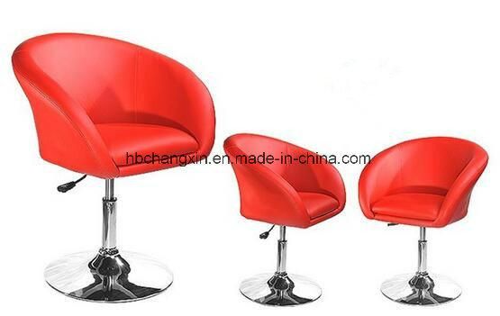 Modern Swivel PU Leather Bar Chair