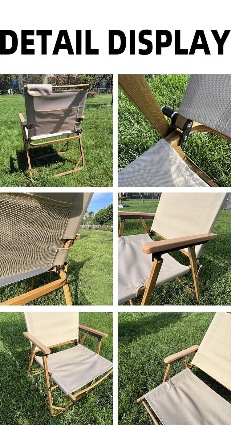 Wholesale Modern Outdoor Seaside Barbecue Park Camping Simple Portable Picnic Chair Beach Chair Outdoor Indoor Aluminum Folding Chair Fishing Chair