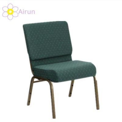 Wholesale Church Furniture Rental Used Stackable Pulpit Back Pocket Metal Purple Auditorium Interlocking Church Chair