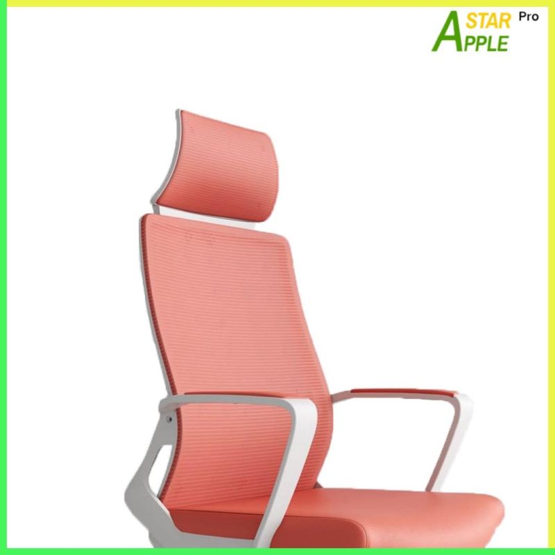 Molded Foam Office Seat as-C2121wh Plastic Chair with Fabric Material