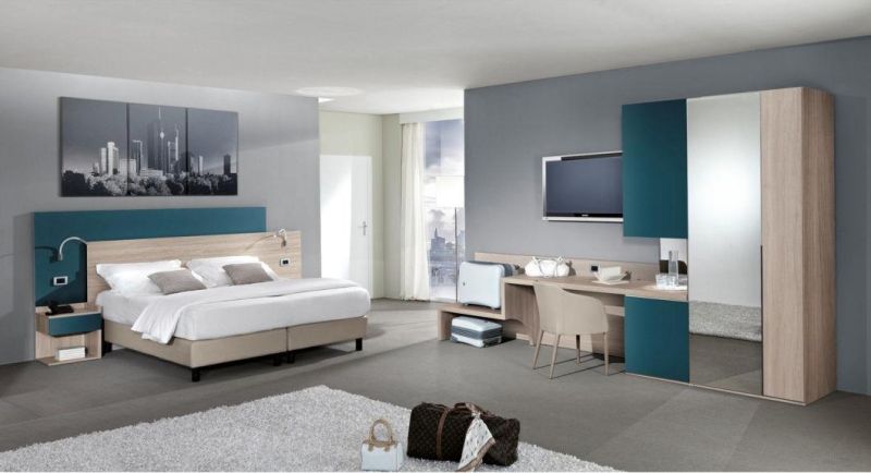 Scratch Resistance Simple Hotel Motel Furniture in Bedroom