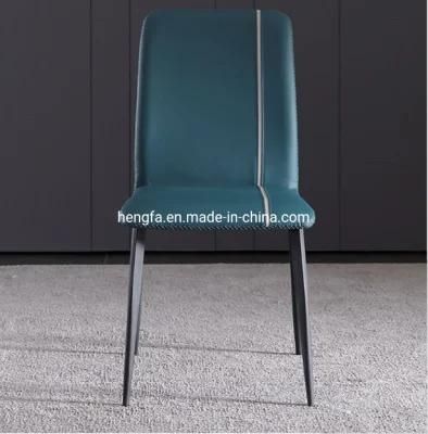 Modern Factory Restaurant Hotel Furniture Leather Metal Dining Chairs