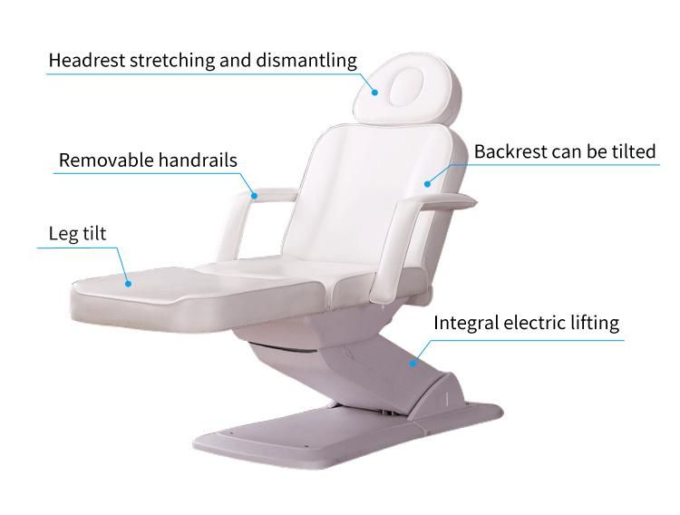 Mt Medical White Modern Luxury European Electric SPA Beauty Treatment Chair Bed