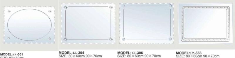 Top Quality Home Decorative Sliver Bathroom Mirror (LZ-301)