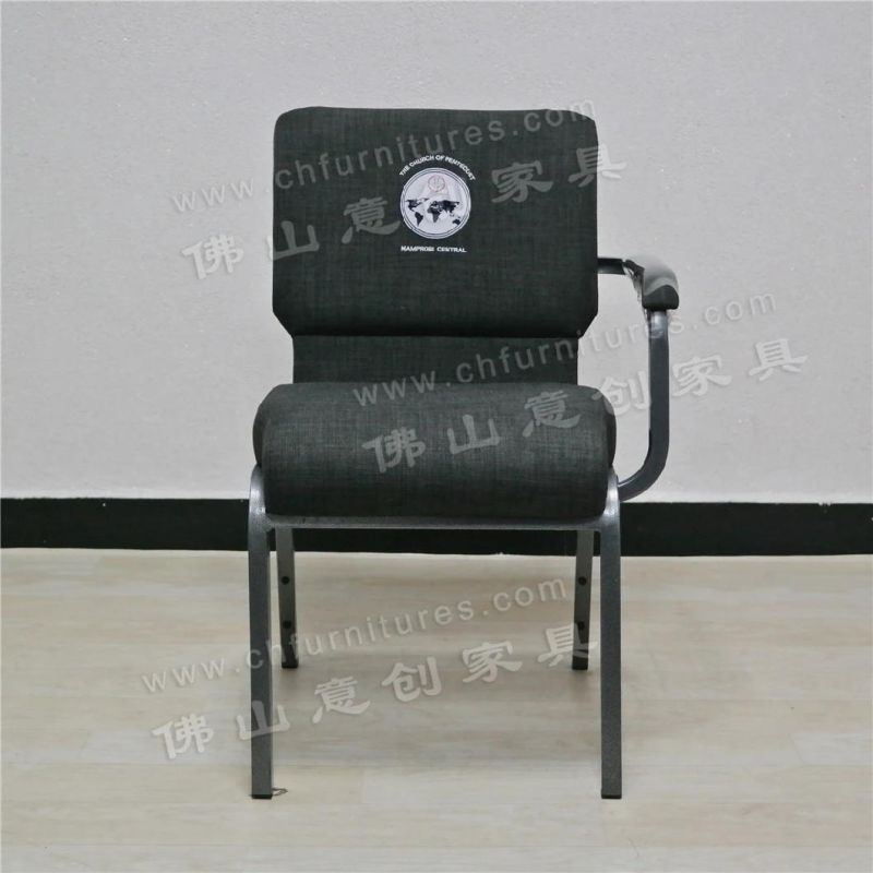 Yc-G06 Hot Sale Wholesale Used Church Chairs with Armrest for Sale