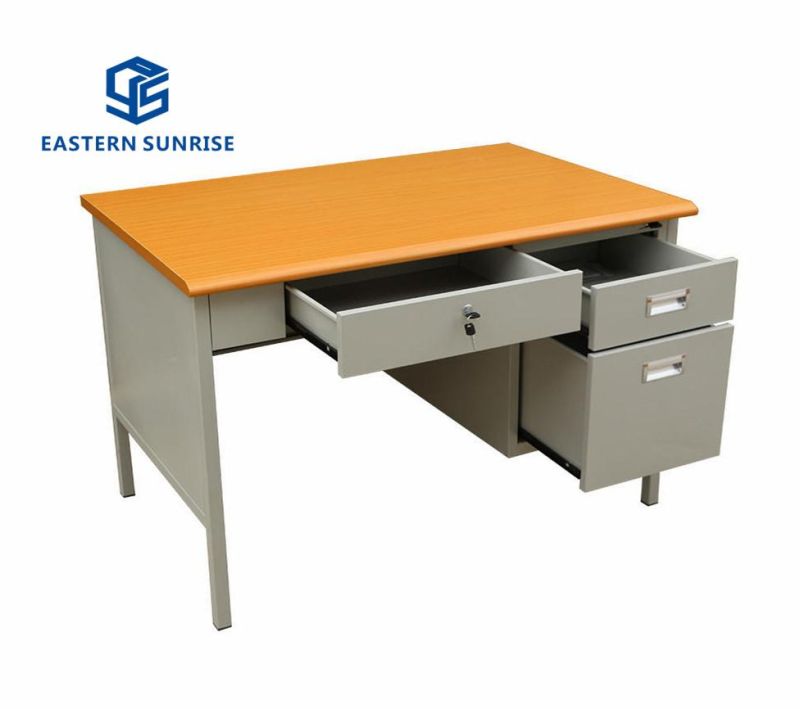 Corner Desk with Storage Drawer, Coumputer Study Writing Table Modern Home Office Furniture