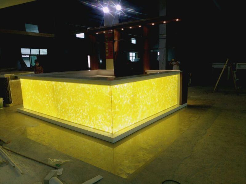 Coffee Shop Ready Made Solid Surface Bar Counter Wine Bar Counter