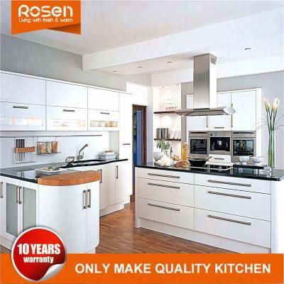 New Design Eco-Friendly White MDF Melamine Kitchen Cabinet Furniture