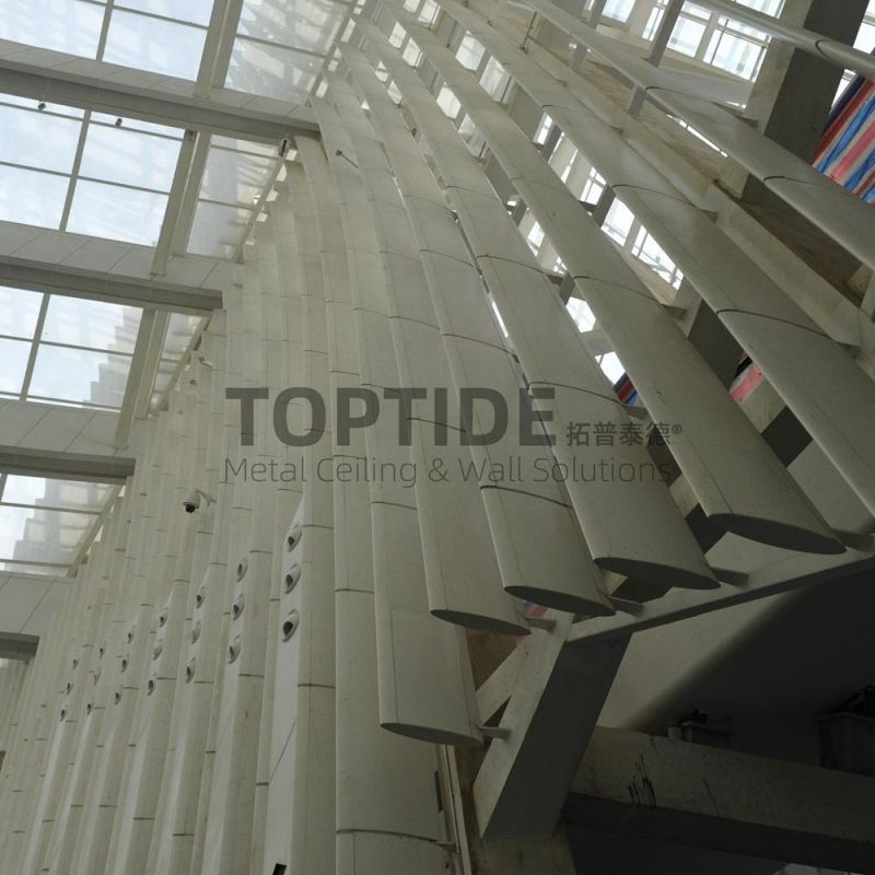 External Sun Louver Cladding Boards Commercial Aluminium Profile Blinds for Windows