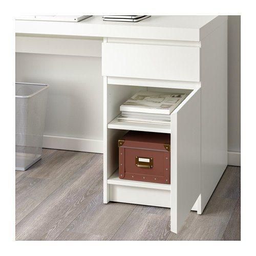 Classic Computer Desk with Drawers, Gray