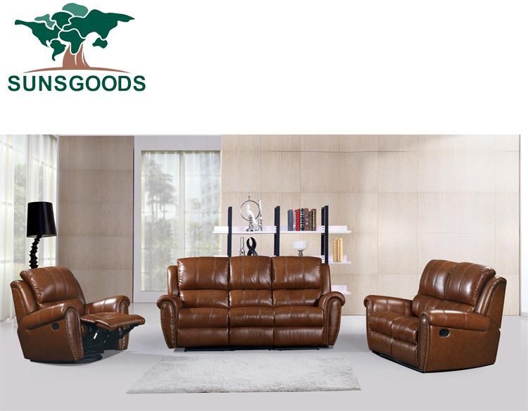 Good Quality PU Leather Home Furniture Genuine Leather Modern Sofa