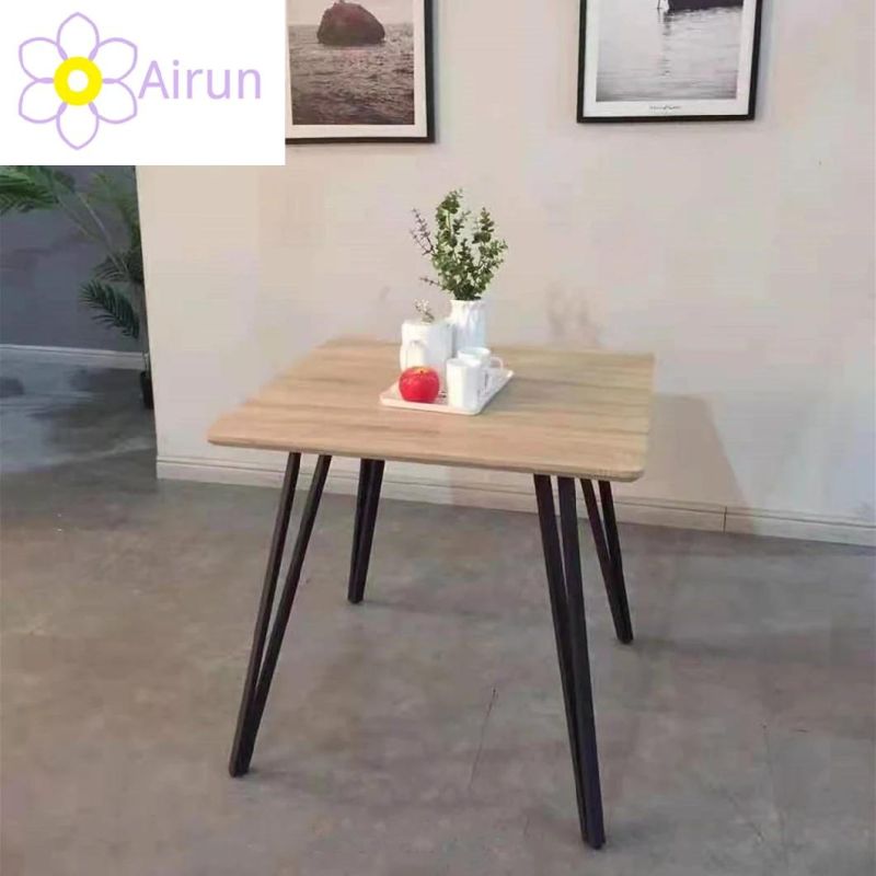 Dining Furniture Natural Wood Color Nordic Square Modern Simple Wooded Small Apartment Dining Table