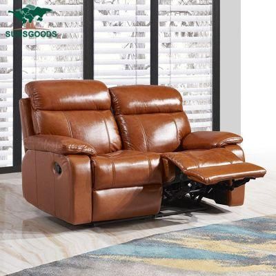 Luxury Classic European Design China Modern Style Sofa Leather Recliner Sofa Set