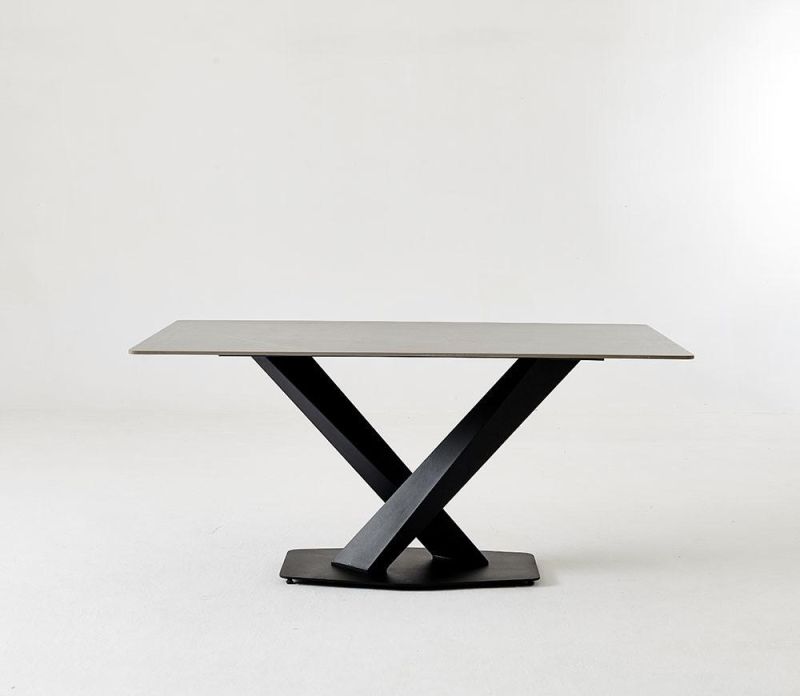 Modern Luxury Pandora Office Table Countertop with Crossing Legs