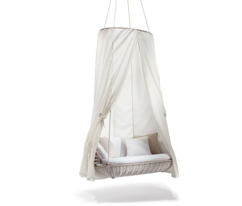 Modern Swing Hanging Lounge with PE Rattan