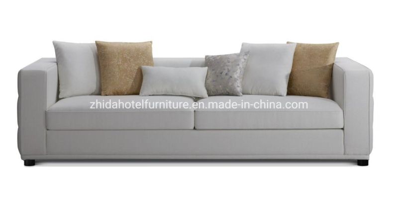 Modern European Hotel Lobby Leisure Sectional Fabric Sofa Furniture