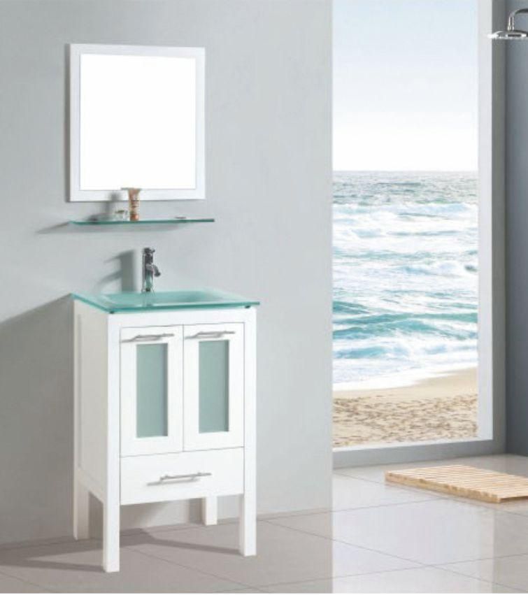 Solid Wood European Style Bathroom Vanities and Cabinets