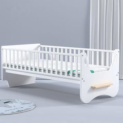 Modern Design Customizable High Guard Wooden Kids Bed