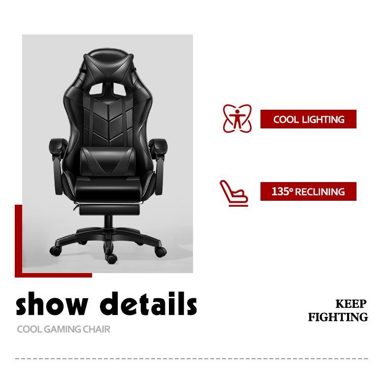 Hot Selling Budget Recliner Homall Gtracing XL Ingrem Tt Tc Game Computer Chair with Removable Head and Lumbar Pillow