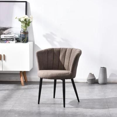 Modern Armchair Metal Legs Accent Velvet Armrest Chairs