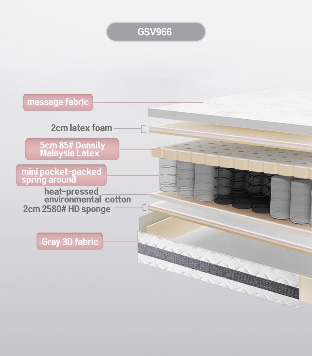 Customized Mattress Furniture Set Bed Mattress Beautiful Memory Foam Mattress Gsv966