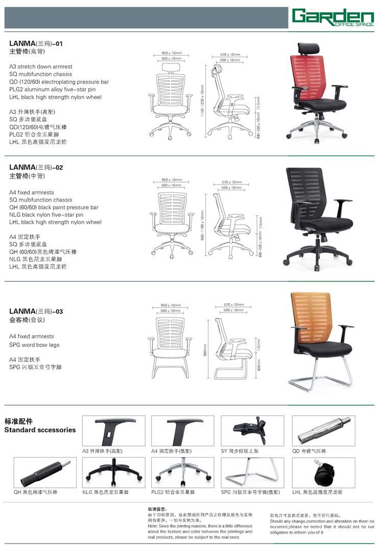 High Quality Mesh Type Ergonomic Office Chair From China Mingle Furniture