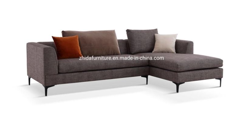 Modern Design Home Furniture Living Room L Shape Sectional Fabric Corner Sofa E1865-1