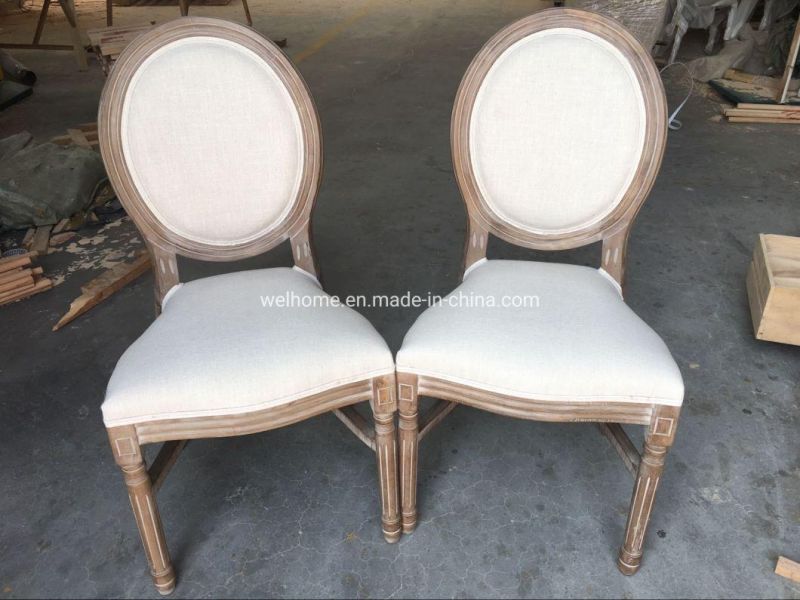 Wooden Stackable Catering Furniture Louis Chair Silla Wedding Chair