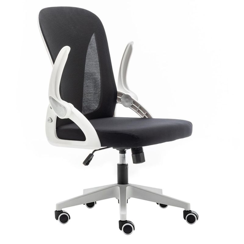 2022 New Modern Home Furniture Executive Shampoo Chairs Computer Parts Game Plastic Gaming Folding Barber Office Chair with Foldable Armrest