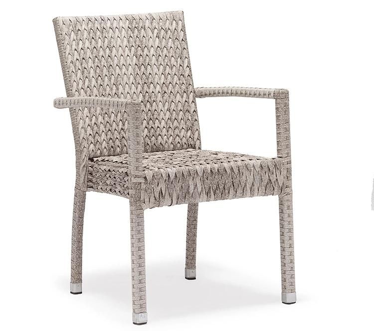 Luxury Plastic Rattan Alu Chair Outdoor Dining Patio Furniture