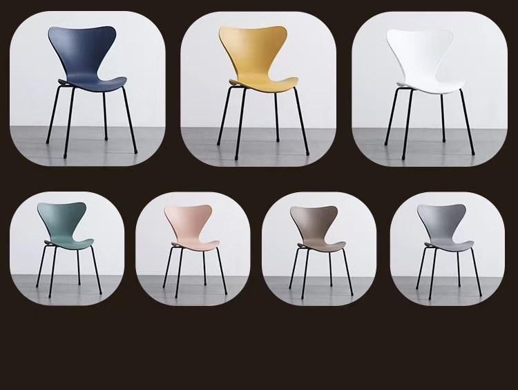 Modern Leisure Coffee Chair Stacking Office Guest Chair Durable Restaurant Plastic Dining Chair