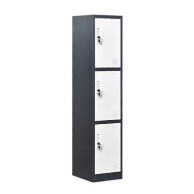 Modern Furniture Gym Room Use Steel Locker with 3 Doors