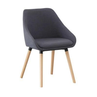 Wholesale Luxury Modern Fabric Upholstered Seat Velvet Dining Chairs with Metal Legs