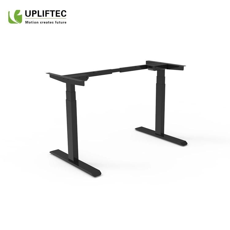 Electric Height Adjustable Standing Desk Frame Single Beam Simple Sit Stand Computer Desk Office Furniture