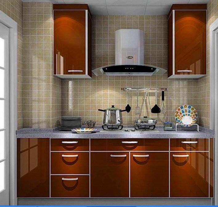 Hot Sale Modern Style PVC Door Kitchen Cabinet