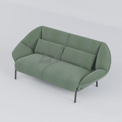 High Backrest Sofa Home Furniture Modern Comfortable Living Room Bedroom Fabric Velvet Chair