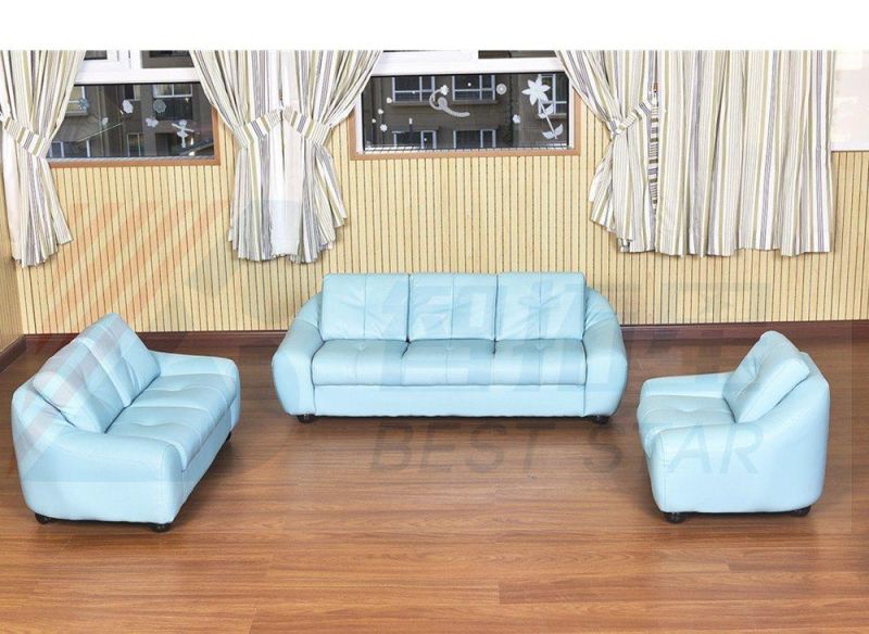 Preschool and Daycare School Wooden Modern Furniture, Kindergarten Kids Hot Sale School Sofa, Wooden Leather Sofa for Home Living Room