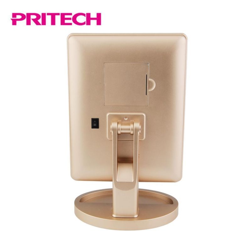 Pritech New Style Home Decor Square Shape Framed Plastic Makeup Standing Mirrors