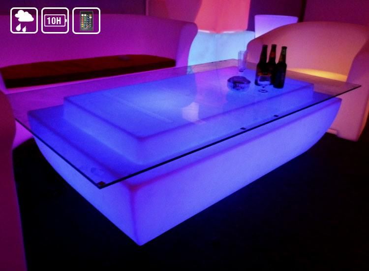 Hot Sell Colorful LED Bar Furniture for Party/ Night Bar/KTV/Club