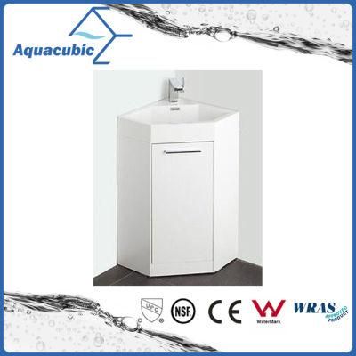 White Color Bathroom Corner Vanity Cabinet (ACF6060)