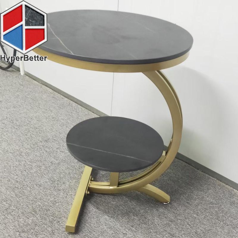 White Calacatta Quartz Cafe Table