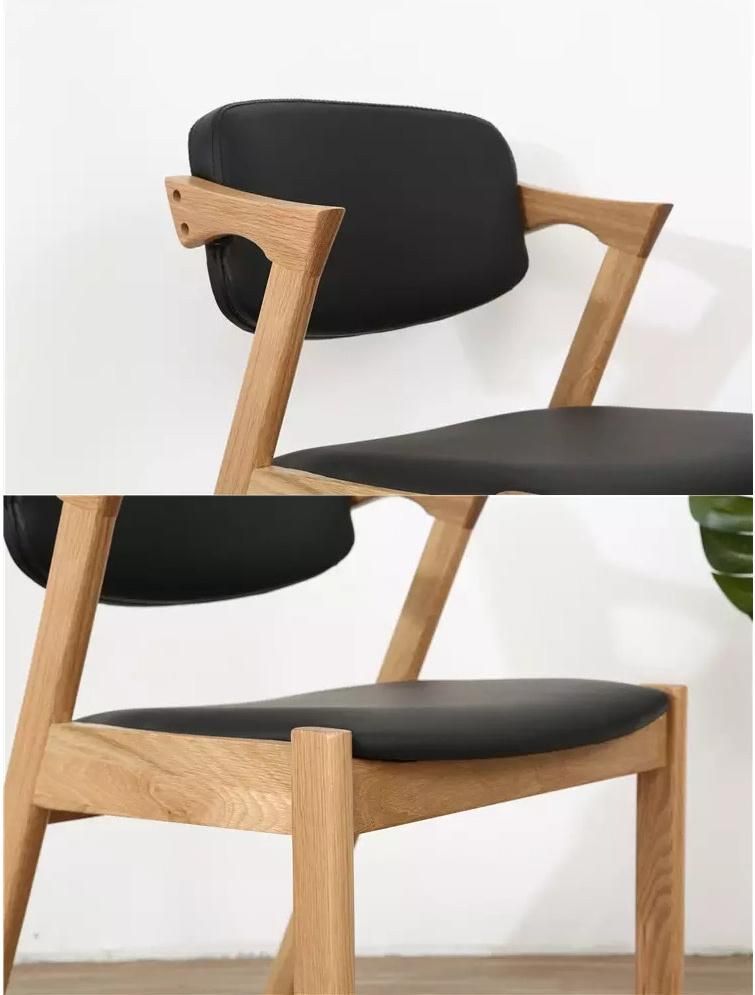 Furniture Modern Furniture Chair Home Furniture Wooden Furniture OEM Applicable Modern Stylish Home Z Shaped Oak Dining Chair