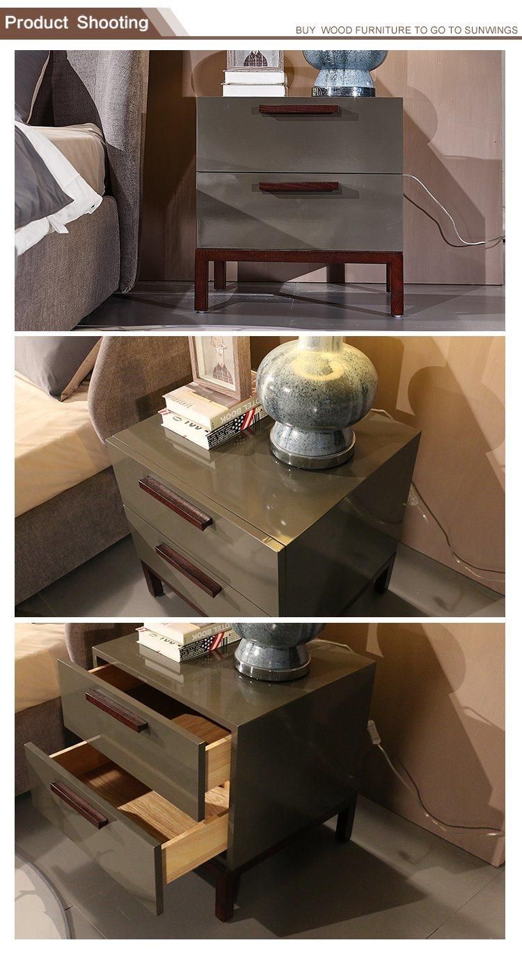 Hotel Furniture End Table Bedroom Night Stand with Drawers