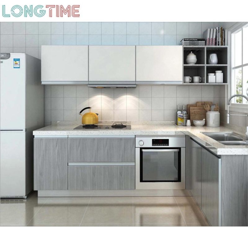 Modern Furniture Melamine Board Microwave Kitchen Cabinet