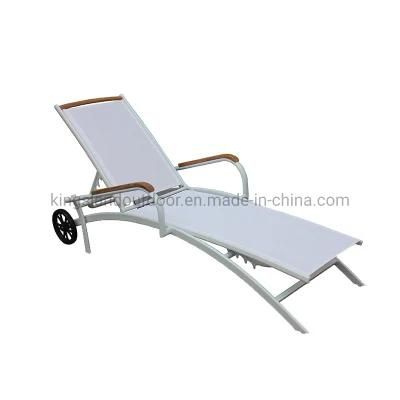 New PE Texilene Outdoor Furniture Reclining/Daybed Chaise/Sun Lounger