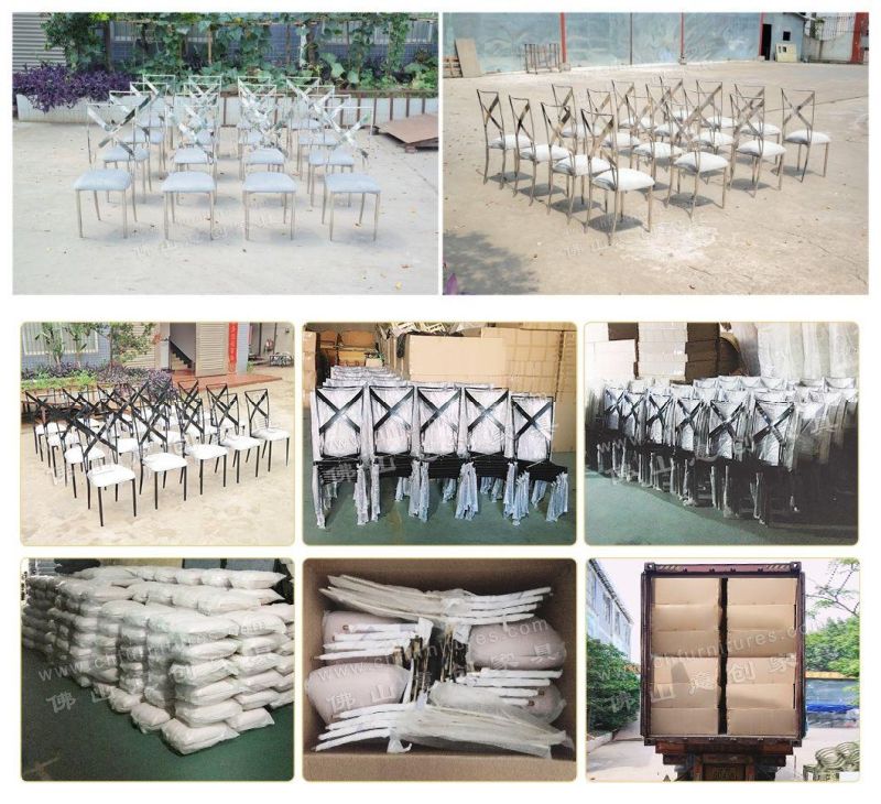 Modern Minimalist Home Hotel Wedding Banquet Soft Cushion Chiavari Chair