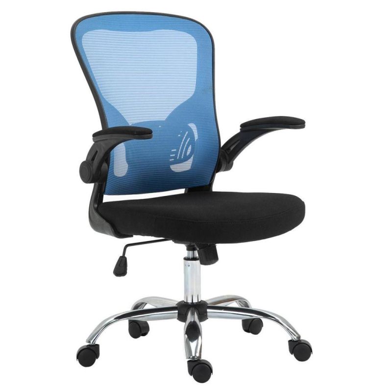 Office Chair Mesh Task Executive Modern Meeting Ergonomic Swivel Executive Message Staff Task Visitor Mesh Boss Metal Plastic Office Adjustable for Office Home