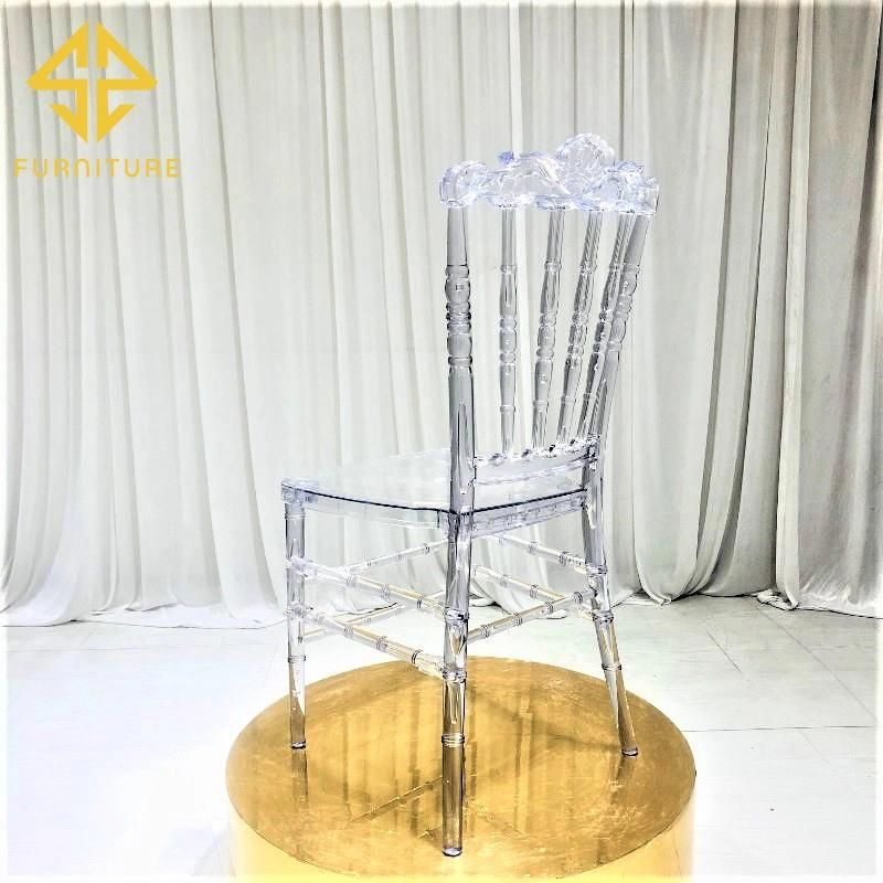 2021 Sawa New Design Plastic Napoleon Chairs for Event Wedding Hotel Use